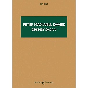 Boosey and Hawkes Orkney Saga V Boosey & Hawkes Scores/Books Series Softcover Composed by Peter Maxwell Davies