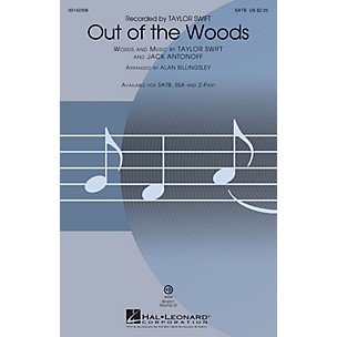 Hal Leonard Out of the Woods SATB arranged by Alan Billingsley