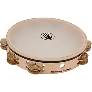 Black Swamp Percussion Overture Series 10in Tambourine Double Row with Remo head