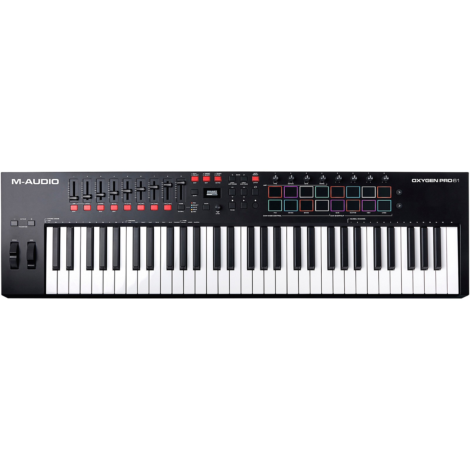 DTM・DAW M-AUDIO Oxygen Pro 61 M-Audio Oxygen Pro 61 MIDI Controller - | Music & Arts