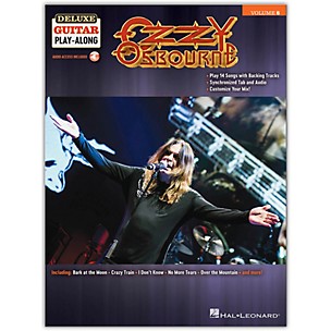 Hal Leonard Ozzy Osbourne Deluxe Guitar Play-Along Volume 8 Book/Audio Online