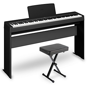 Yamaha P-143 88-Key Digital Piano with Stand and Bench