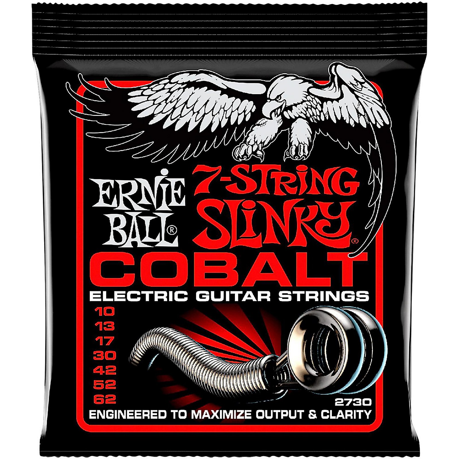 Ernie Ball P02730 Cobalt 7-String Skinny Top Heavy Bottom