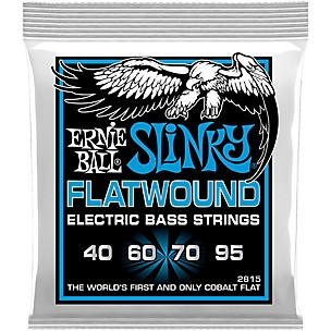 Ernie Ball P02815 Slinky Flatwound Bass Strings - (40-95)