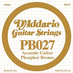 D'Addario PB027 Phosphor Bronze Guitar Strings