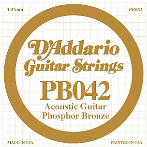 D'Addario PB042 Phosphor Bronze Guitar Strings