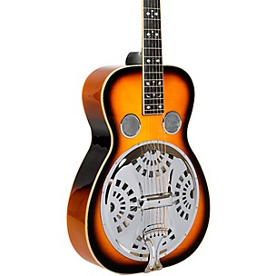 Gold Tone PBR-D Paul Beard Signature Series Left-Handed Roundneck Resonator Guitar Deluxe Tobacco Sunburst