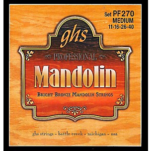 GHS PF270 80/20 Mandolin Strings
