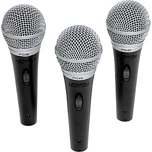 Shure PG48 Microphone 3-Pack