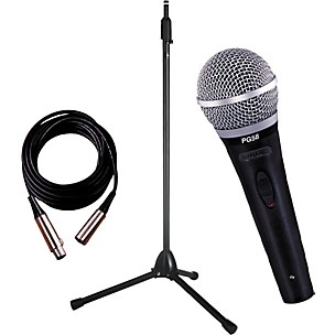 Shure PG58 Microphone and Stand Package