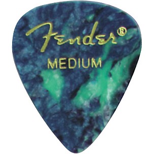 Fender PICKS 351 SHAPE Ocean Turquoise Guitar Picks