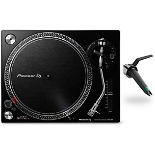 Pioneer DJ PLX-500 Direct-Drive Professional Turntable (Black) with Ortofon Concorde Mix Cartridge