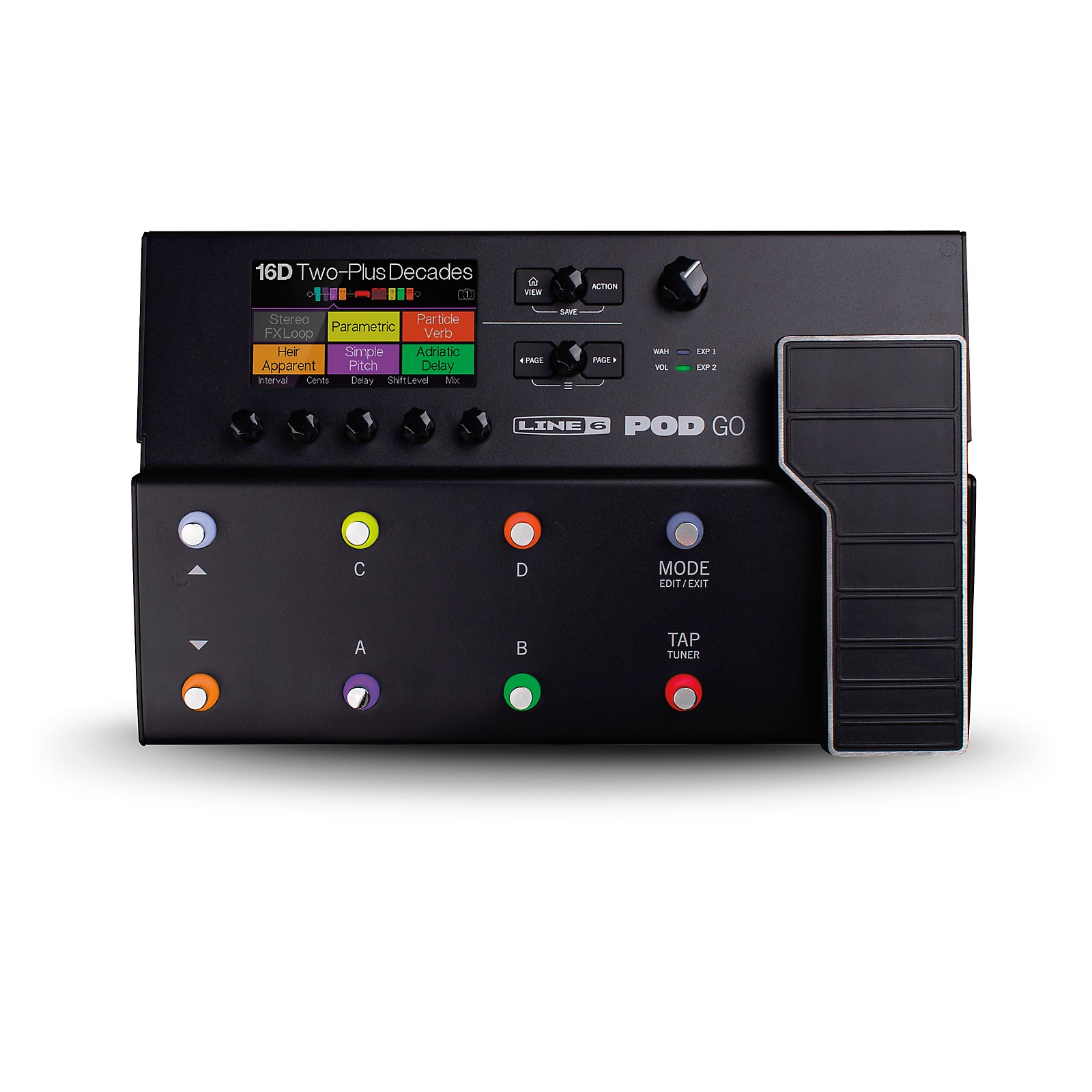 LINE6 POD GO ポータブルギタープロセッサー Line 6 POD Go Guitar Multi-Effects Processor - | Music & Arts