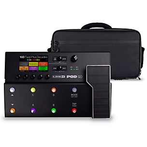 Line 6 POD Go Guitar Multi-Effects Processor With Shoulder Bag