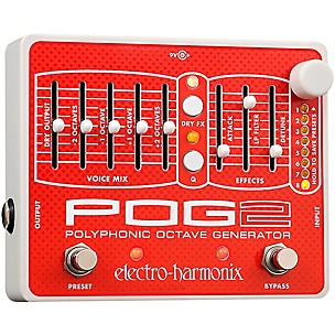 Electro-Harmonix POG2 Polyphonic Octave Generator Guitar Effects Pedal -