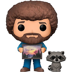 Funko POP TV: Bob Ross - Bob Ross w/ Raccoon w/ Chase