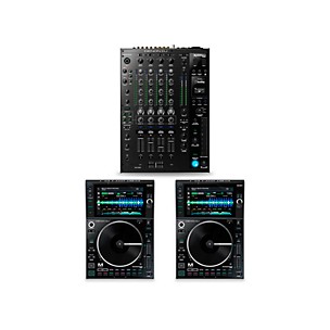 Denon DJ PRIME Package With X1850 Mixer and Pair of SC6000M Media Players