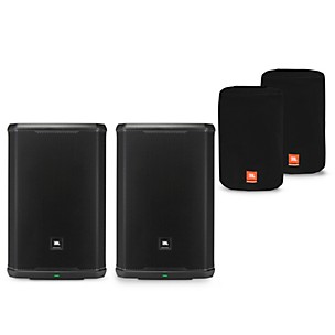 JBL PRX915 15" Powered Speaker Pair Package With Covers