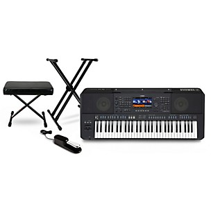 Yamaha PSR-SX920 61-Key High-Level Arranger Keyboard Essentials Bundle