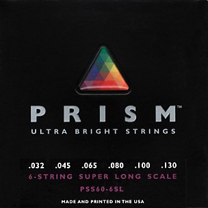D'Addario PSS60-6SL Prism 6-String Bass Soft Super Long String Set