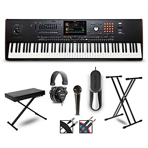 Korg Pa5X 88-Key Arranger With Stand, Pedal, Bench, Headphones, Microphone and Cables