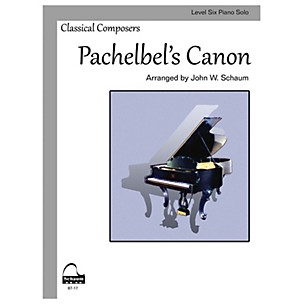 Schaum Pachelbel's Canon (Schaum Level Six Piano Solo) Educational Piano Book by Johann Pachelbel