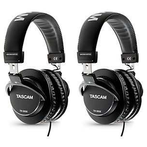 TASCAM Pack of Two TH-300X Studio Headphones