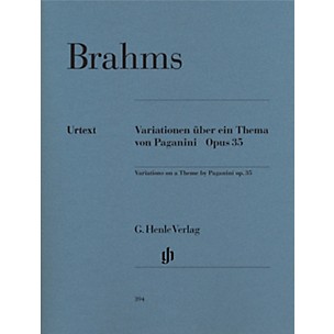 G. Henle Verlag Paganini-Variations Op. 35 Henle Music Folios Series Softcover