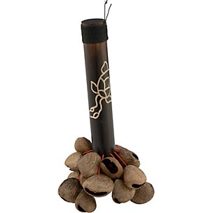 Pearl Pangi Nut Shaker with Bamboo Handle