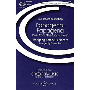 Boosey and Hawkes Papageno-Papagena 2-Part composed by Wolfgang Amadeus Mozart arranged by Doreen Rao