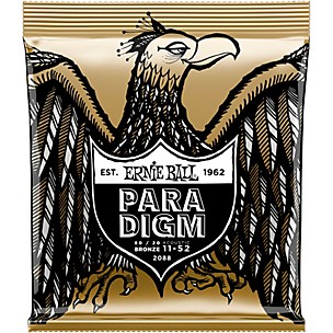 Ernie Ball Paradigm 80/20 Acoustic Guitar Strings - Light (11-52)