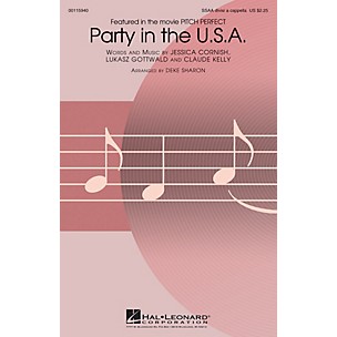 Hal Leonard Party in the U.S.A. (from Pitch Perfect) SSAA Div A Cappella by Miley Cyrus arranged by Deke Sharon