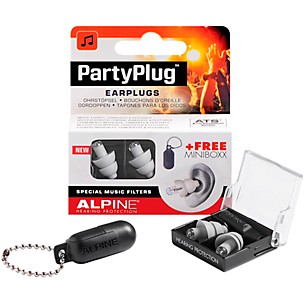 Alpine Hearing Protection PartyPlug Earplugs Silver
