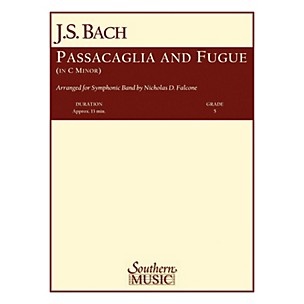 Southern Passacaglia and Fugue in C Minor (with Oversized Score) Concert Band Level 5 Arranged by Nicholas Falcone