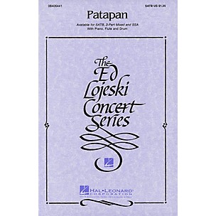 Hal Leonard Patapan SATB arranged by Ed Lojeski