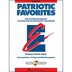 Hal Leonard Patriotic Favorites Cond Book/CD