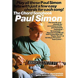 Music Sales Paul Simon - The Chord Songbook Music Sales America Series Softcover Performed by Paul Simon