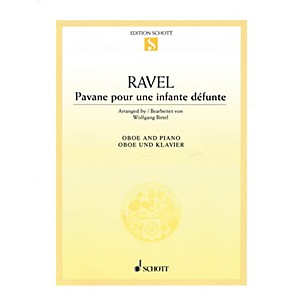 Schott Pavane pour une infante defunte (Pavane for a Dead Princess for Oboe and Piano) Woodwind Solo Series