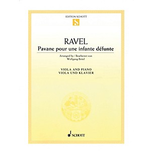 Schott Pavane pour une infante défunte (for Viola and Piano) String Solo Series