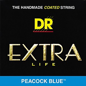 DR Strings Peacock Blues Medium 5-String Bass Strings