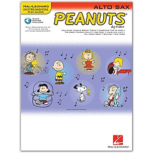 Hal Leonard Peanuts for Alto Sax - Instrumental Play-Along Book/Online Audio