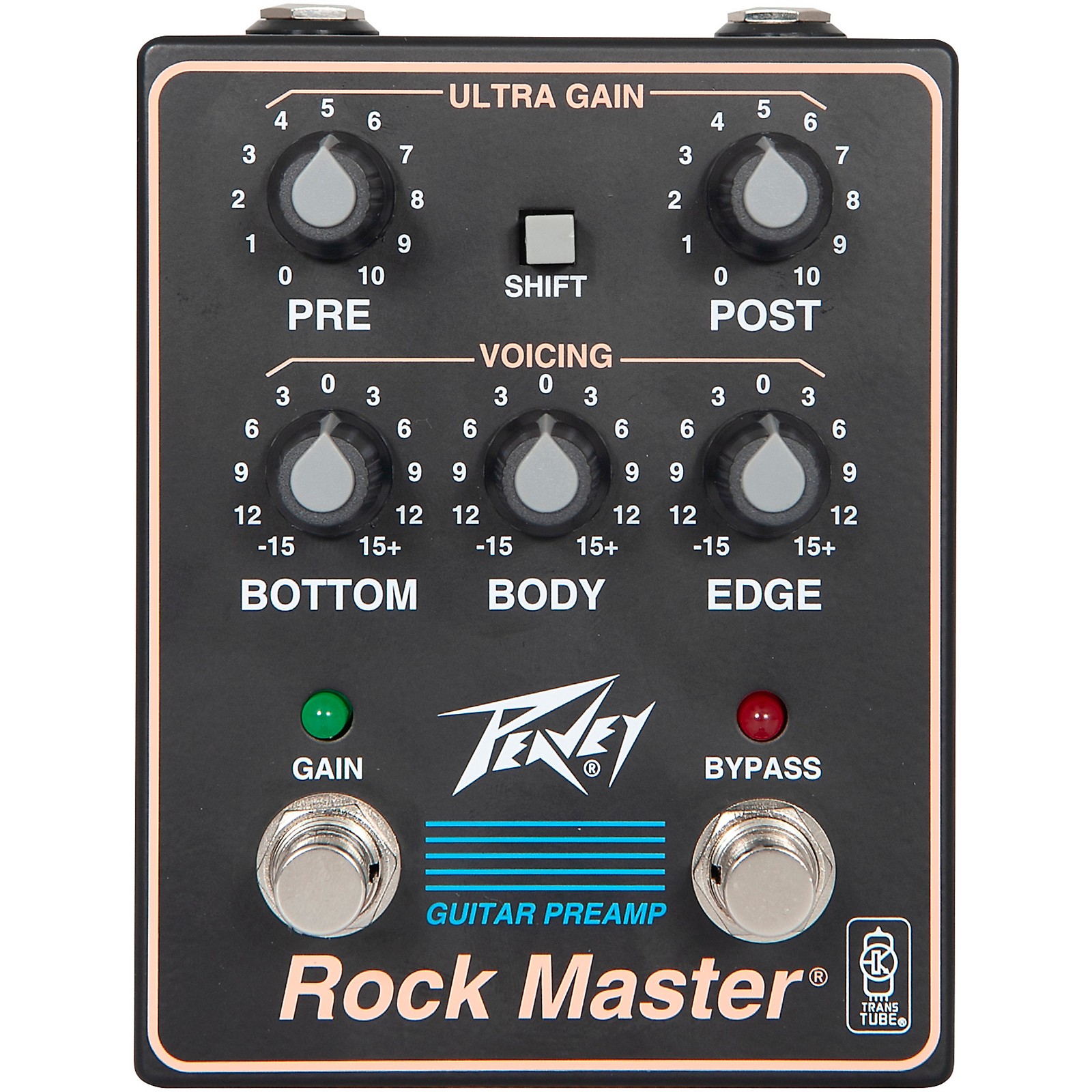 【ナガ】Peavey Rockmaster Preamp Peavey Peavey Rock Master Preamp Pedal | Music & Arts