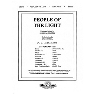Shawnee Press People of the Light Score & Parts composed by Joseph M. Martin