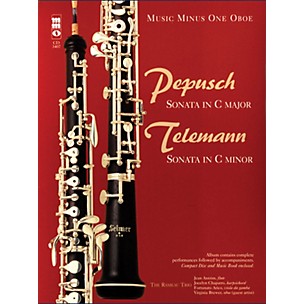 Music Minus One Pepusch - Sonata in C Maj; Telemann - Sonata in C Min Music Minus One BK/CD by Johann Christoph Pepusch