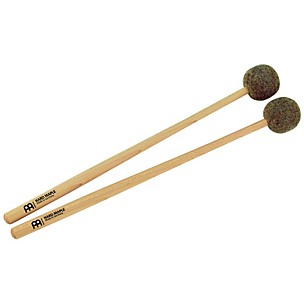 Meinl Percussion Mallet Pair with Large Felt Tips, Maple Handle