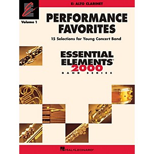 Hal Leonard Performance Favorites, Vol. 1 - Alto Clarinet Concert Band Level 2 Composed by Various