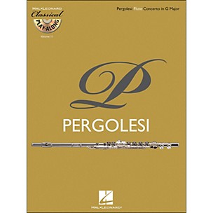 Hal Leonard Pergolesi: Flute Concerto In G Major Classical Play-Along Book/CD Vol. 11