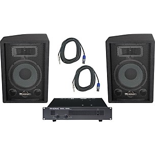 Phonic Phonic S710 / MAX 1000 Speaker and Amp Package