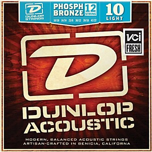 Dunlop Phosphor Bronze Light 12-String Acoustic Guitar String Set