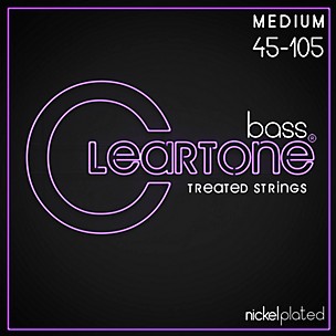Cleartone Phosphor-Bronze Medium Electric Bass Guitar Strings